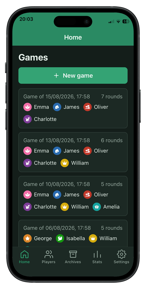 TarotMate on smartphone